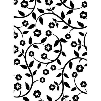 Darice Embossing Folder Flowers & Vine