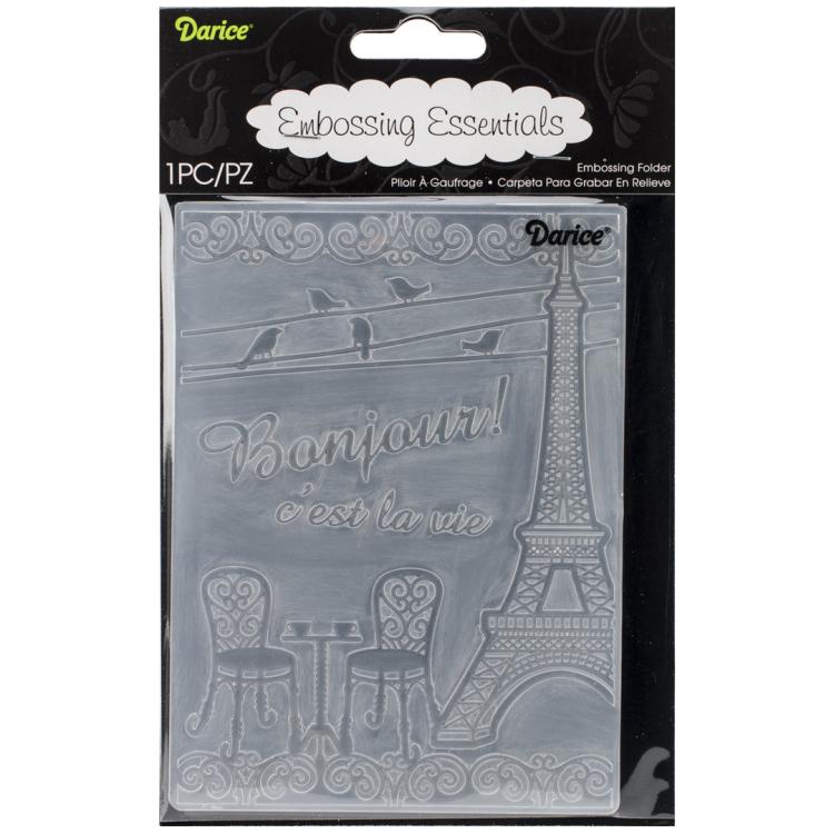 Darice Embossing Folder French Bistro #1219-116