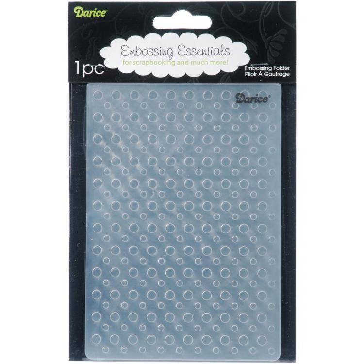 Darice Embossing Folder Polka Dots