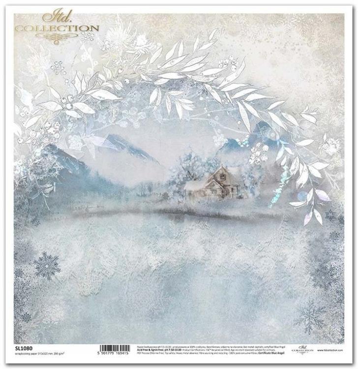 ITD Collection 12x12 Paper Pad Decorated with Frost #043