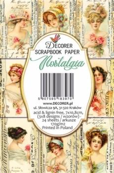 Decorer Mini Scrapbook Paper Set Nostalgia