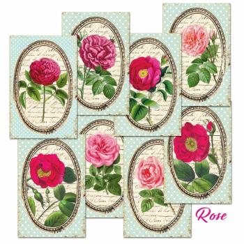 Decorer Mini Scrapbook Paper Set Rose