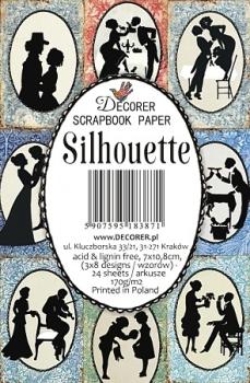 Decorer Mini Scrapbook Paper Set Silhouette