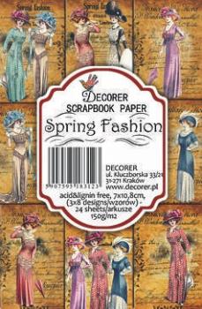 Decorer Mini Scrapbook Paper Set Spring Fashion