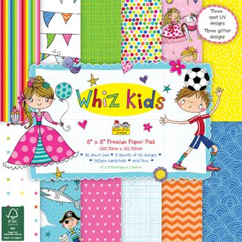 Dovecraft 8x8 Paper Pack Whiz Kids #REPAP002