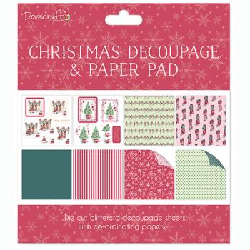 Dovecraft Christmas FSC Decoupage Paper Pad Scenes
