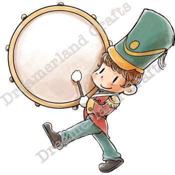 DreamerlandCrafts Cling Stamp  Drummer Boy