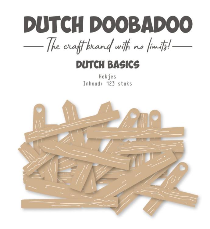 Dutch DooBaDoo Die-Cuts Basics Hekjes