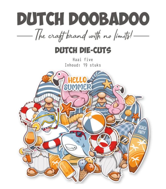 Dutch DooBaDoo Die-Cuts Haai Five