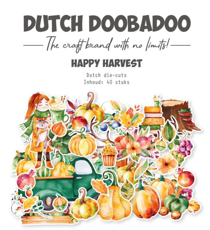 Dutch DooBaDoo Die-Cuts  Happy Harvest