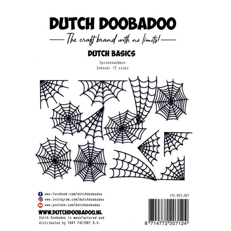 Dutch DooBaDoo Die-Cuts Spider Webs