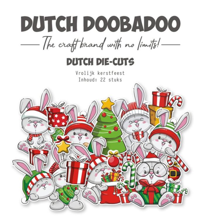 Dutch DooBaDoo Die-Cuts Vrolijk Kerstfeest