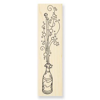 Stampendous Wooden Stamp Bubbly Border EL005