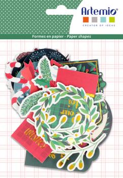 Artemio Die Cuts Set Merry Christmas