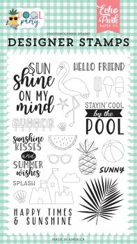 Echo Park Paper Clear Stamps Sunshine Kisses #POP240042