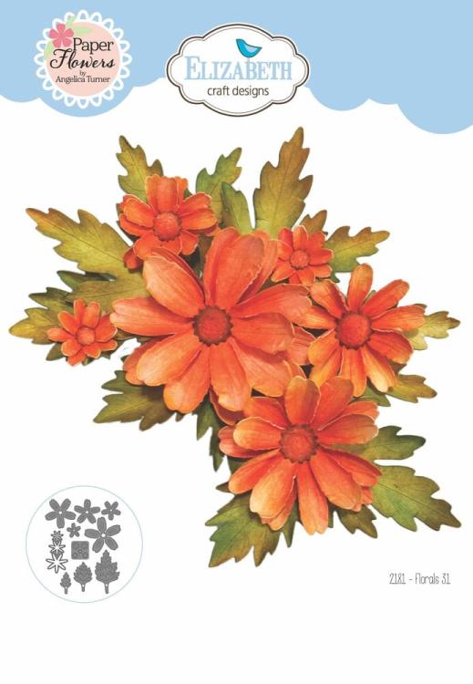 Elizabeth Craft Designs Autumn Harvest Dies Florals 31