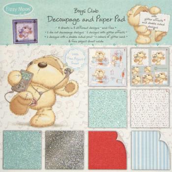 Fizzy Moon Decoupage & Paper Pad - Boys Club