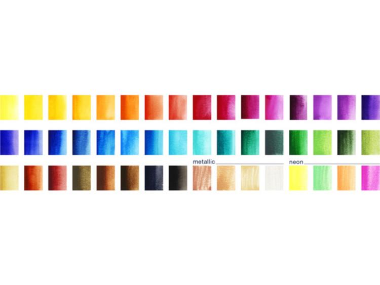 Faber-Castell Watercolour Paint Box (48pcs)