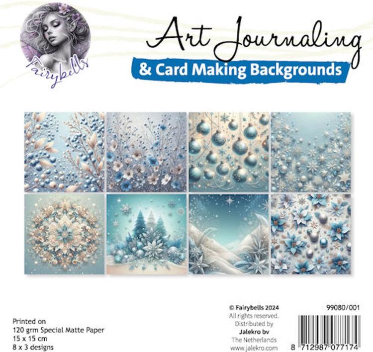 Fairybells Art Journaling & Card Making Backgrounds Set 1