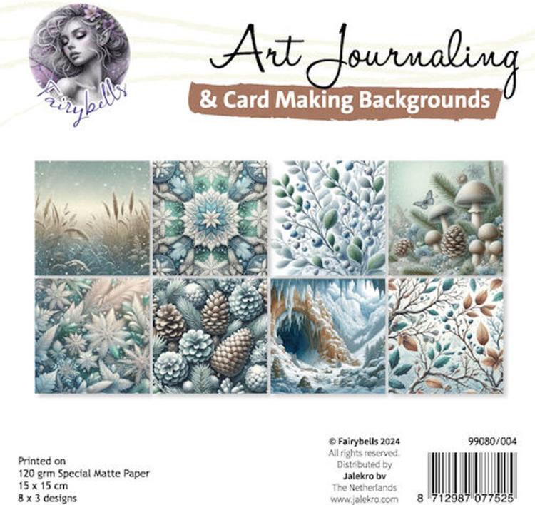 Fairybells Art Journaling & Card Making Backgrounds Set 4