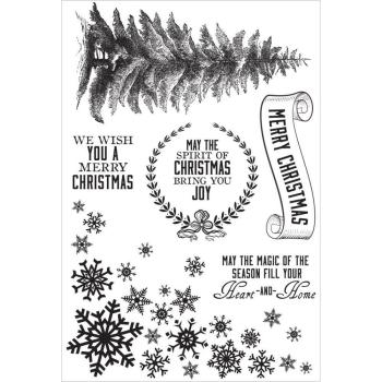 Sizzix Textured Impressions Embossing Folders 4PK - Christmas Set