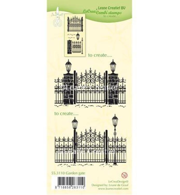 Leane Creatief Garden gate Clear Stamp Combi #55.3110