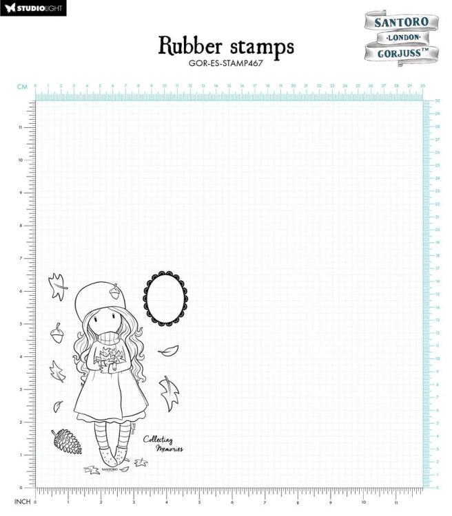 Gorjuss Wonderland Cling Stamp L Collecting Memories #467