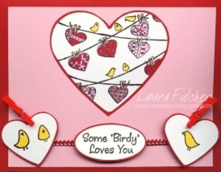 Impression Obsession Cling Stamps Set Heartlines