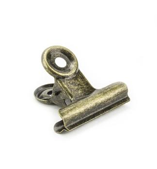 Hinge Bulldog Clip Vintage 38mm #0011