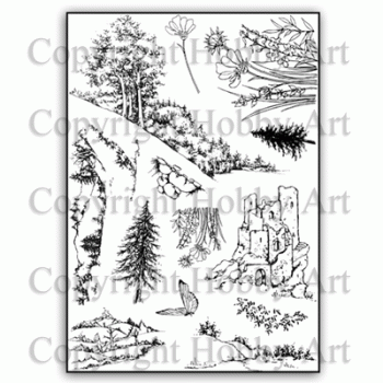 Hobby Art Clear Stamps Countryside