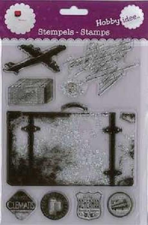 SALE Hobbyidee Stamp Set Travel (Reisen) #2