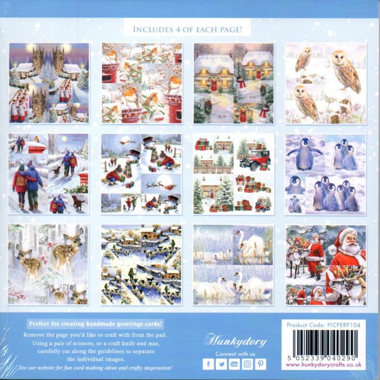 Hunkydory Picture Perfect Pad A White Christmas #104