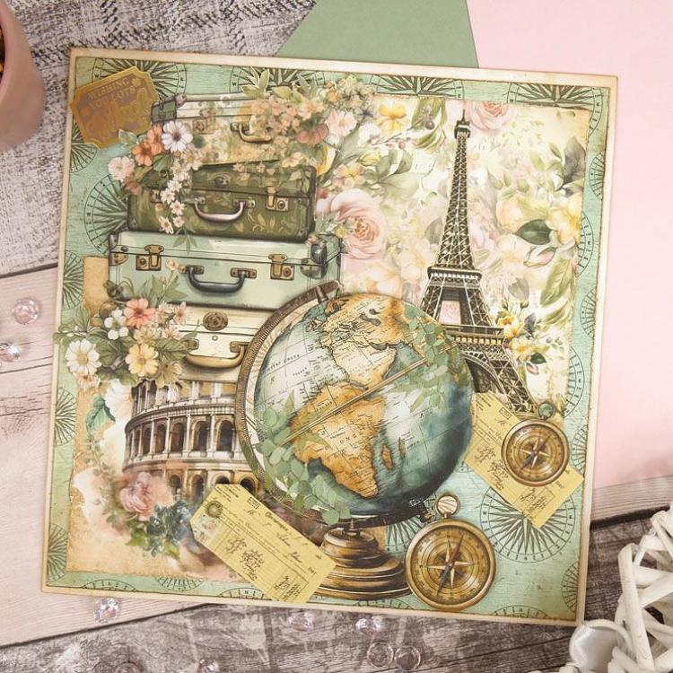 Hunkydory The Square Little Book of Vintage Journeys LBSQ155