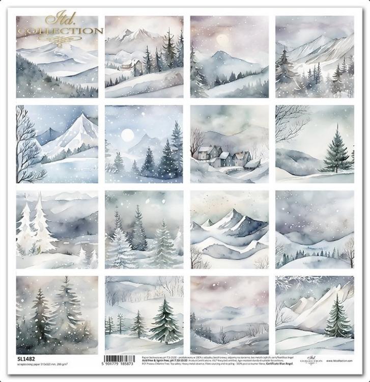 ITD Collection 12x12 Sheet Winter Fun SL1482