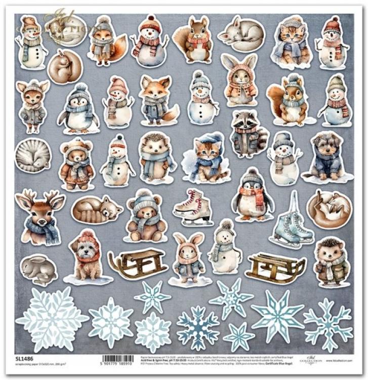 SL1486 ITD Collection Winter Fun 12x12 Sheet