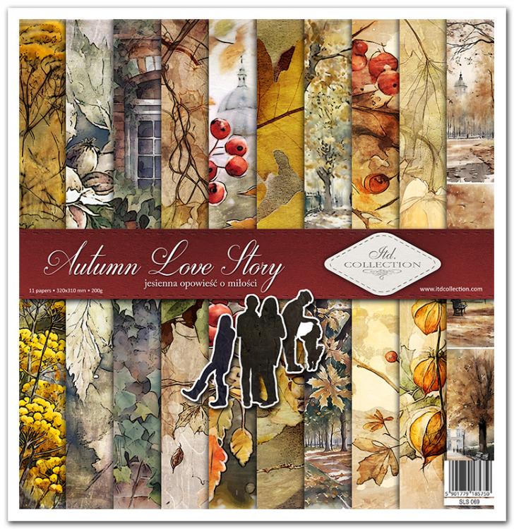 ITD Collection Paper Pad 12x12 Autumn Love Story #069