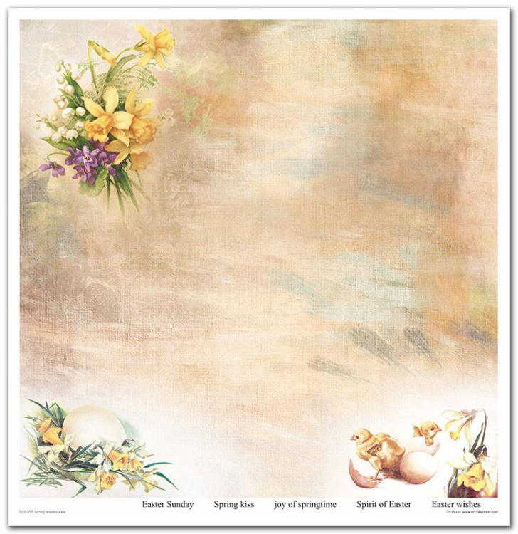 ITD Collection Paper Pad 12x12 Spring Impressions #058