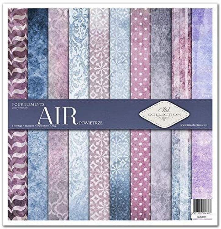 ITD Collection 12x12 Paper Pad Four Elements Air #011