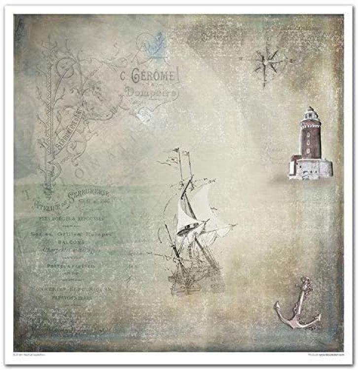 ITD Collection 12x12 Paper Pad Nautical