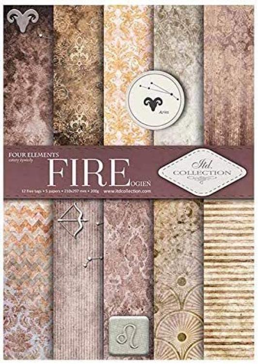 ITD Collection A4 Paper Pack Fire