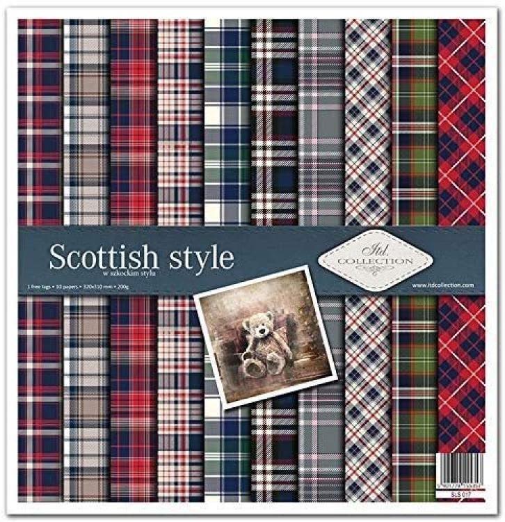 ITD Collection Paper Pad 12x12 Scottish Style