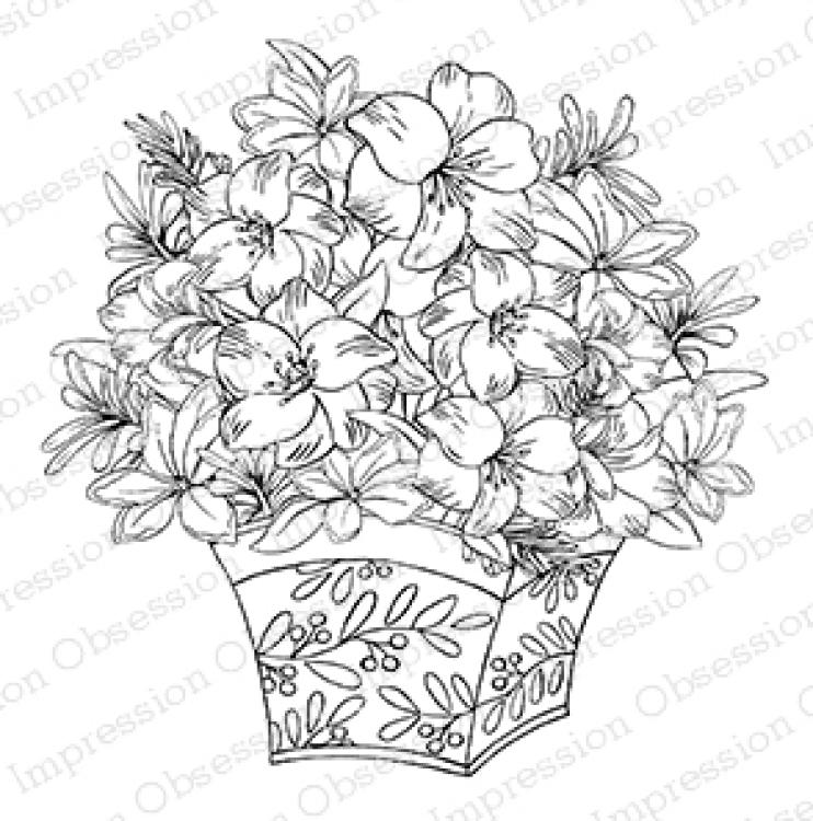 Impression Obsession Stamp Amaryllis Arrangement