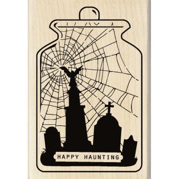 Inkadinkado Holzstempel Happy Haunting