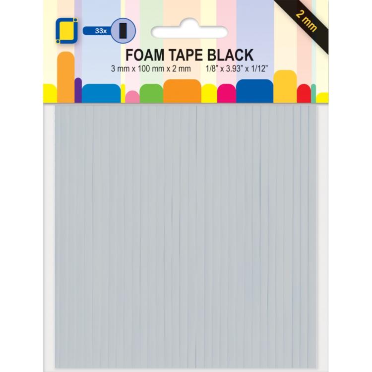 JeJe Foam Tape Black 2mm #33060