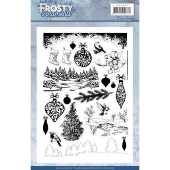 Jeanines Art  Clear Stamps Frosty Ornaments #JACS10017