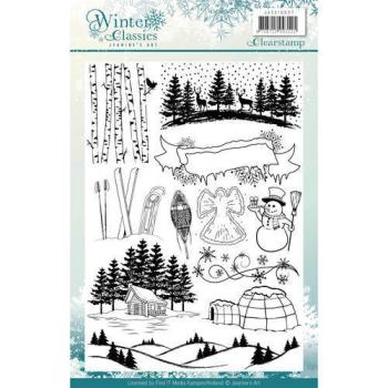 Jeanines Art Clear Stamps Winter Classics #JACS10007