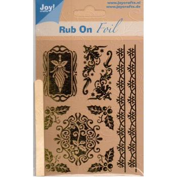 Joy Crafts Rub On Foil Christmas #1544