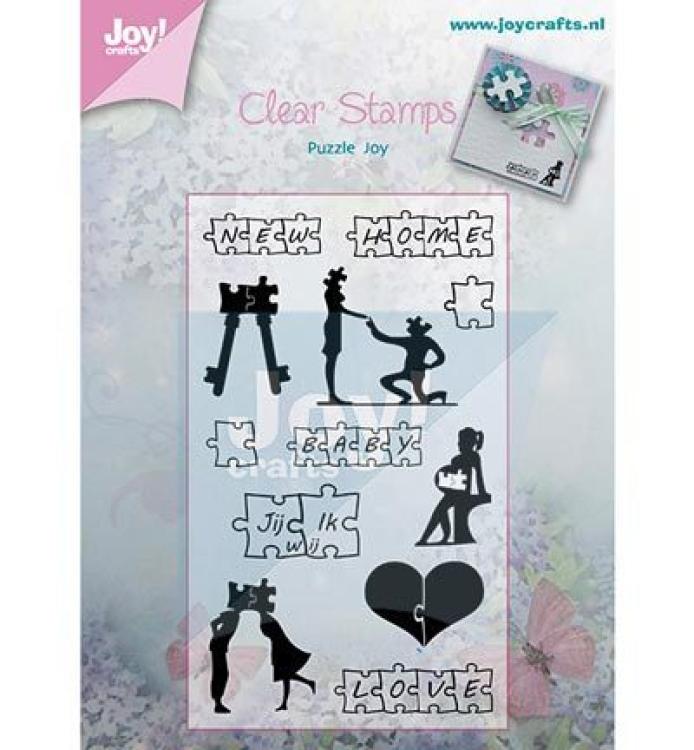 Joy!Crafts Clear Stamp Set Puzzle Joy