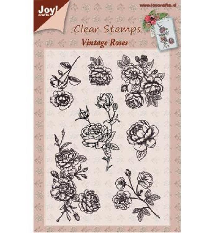 Joy!Crafts Clear Stamp Vintage Roses