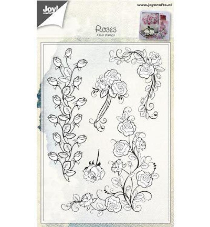 JoyCrafts Clear Stamps Set Roses #6410/0436